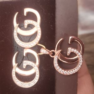 Gucci Earings and Pendent